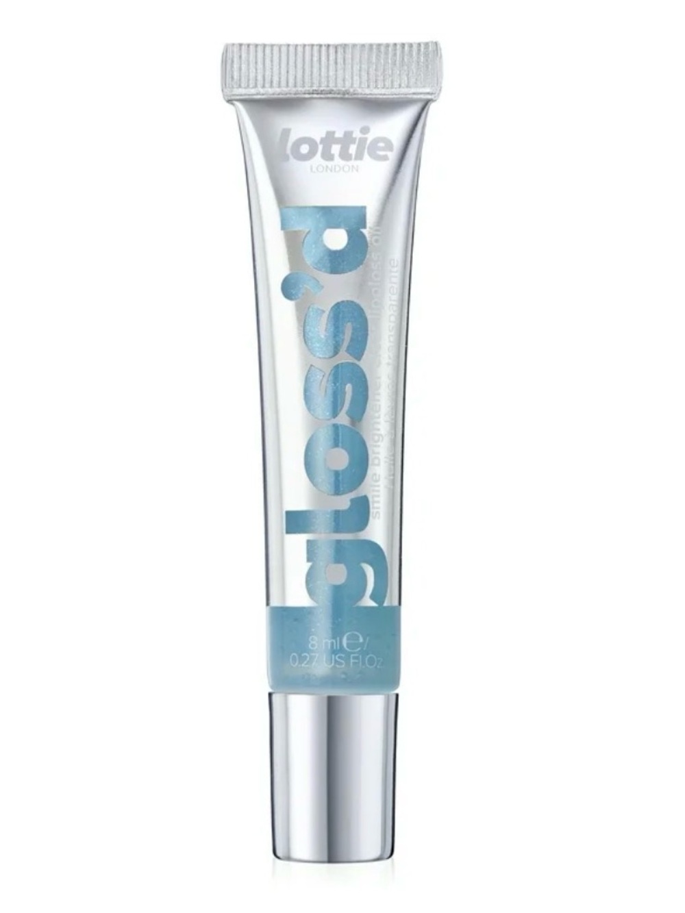 Lottie Glossed Smile Brightener Clear Glossy Lip Oil Shine